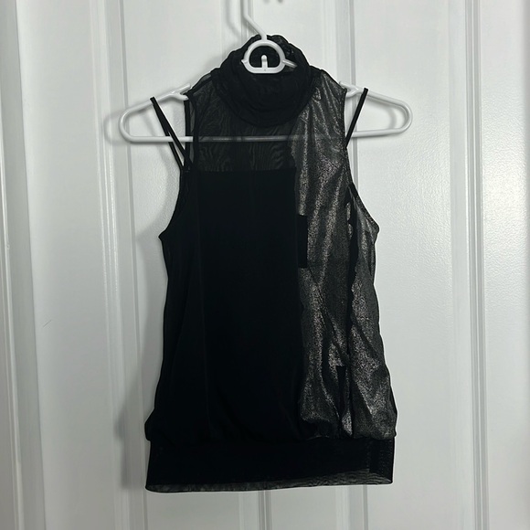 MEXX Black and Silver Turtle Neck| Size Small - Picture 1 of 8
